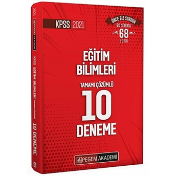 Pegem 2021 Kpss Eğitim Bilimleri Tamamı Çözümlü 10 Deneme (Iadesiz)