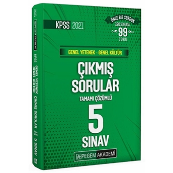 Pegem 2021 Kpss Genel Yetenek Genel Kültür Tamamı Çözümlü Çıkmış Sorular Son 5 Sınav (Iadesiz)