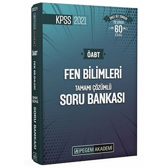 Pegem 2021 Kpss Öabt Fen Bilimleri Fen Ve Teknoloji Tamamı Çözümlü Soru Bankası Seti - 4 Kitap (Iadesiz)