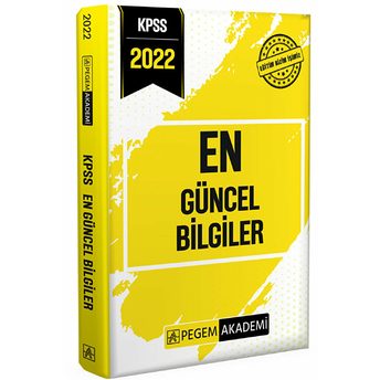 Pegem 2022 Kpss En Güncel Bilgiler (Roman Boy) - (Iadesiz)