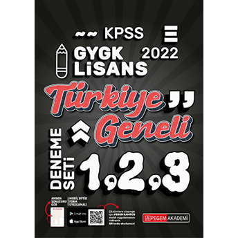 Pegem 2022 Kpss Genel Yetenek Genel Kültür 1-2-3 (3'Lü Deneme) (Iadesiz)