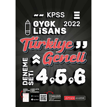 Pegem 2022 Kpss Genel Yetenek Genel Kültür 4-5-6 (3'Lü Deneme) (Iadesiz)