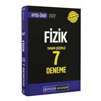 Pegem 2022 Kpss Öabt Fizik Tamamı Çözümlü 7 Deneme (Iadesiz)