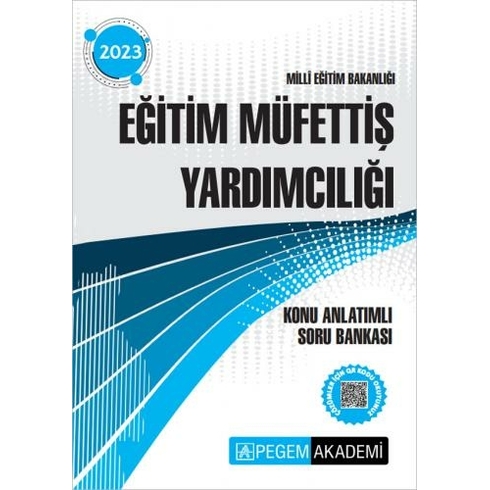 Pegem 2022 Milli Eğitim Bakanlığı Eğitim Müfettişleri Yardımcılığı Konu Anlatımlı Soru Bankası (Iadesiz)