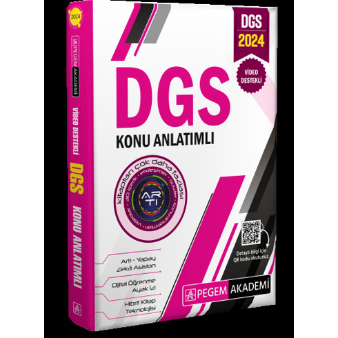 Pegem 2024 Dgs Konu Anlatımlı