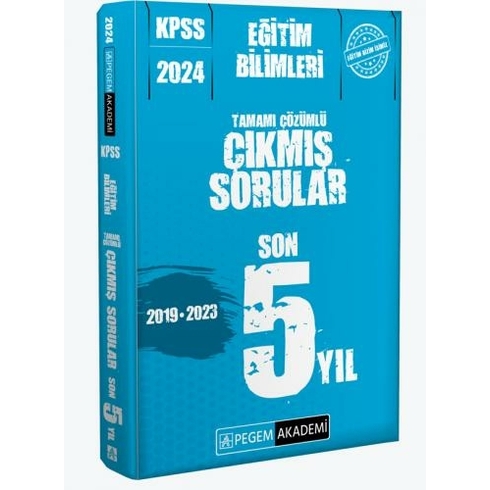 Pegem 2024 Kpss Eğitim Bilimleri Çıkmış Sorular Son 5 Yıl (Iadesiz)