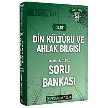 Pegem Akademi 2020 Kpss Öabt Din Kültürü Ve Ahlak Bilgisi Öğretmenliği Tamamı Çözümlü Soru Bankası