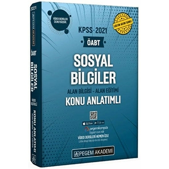 Pegem Akademi 2021 Kpss Öabt Sosyal Bilgiler Konu Anlatımlı