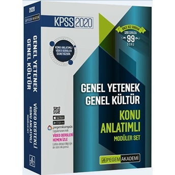 Pegem Akademi Kpss 2023 Genel Yetenek Genel Kültür Konu Anlatımlı Modüler Set (6 Kitap)