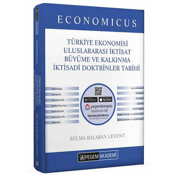 Pegem Akademi Yayıncılık 2022 Kpss A Grubu Economicus Türkiye Ekonomisi, Uluslararası Iktisat, Büyüme Ve Kalkınma, Iktisadi Doktrinler Tarihi Konu Anlatımı