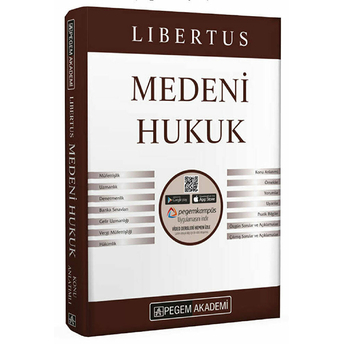 Pegem Akademi Yayıncılık 2022 Kpss A Grubu Libertus Medeni Hukuk Konu Anlatımı