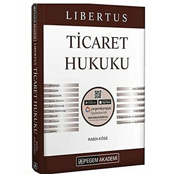 Pegem Akademi Yayıncılık 2022 Kpss A Grubu Libertus Ticaret Hukuku Konu Anlatımı