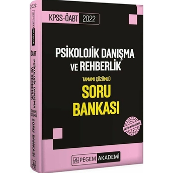 Pegem Akademi Yayıncılık 2022 Kpss Öabt Pdr Tamamı Çözümlü Soru Bankası