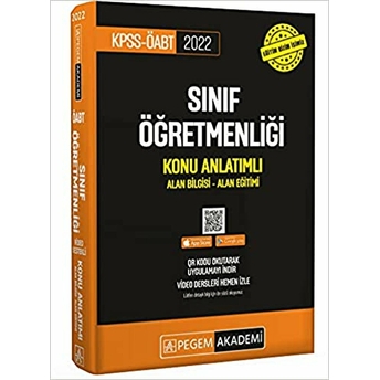 Pegem Akademi Yayıncılık 2022 Kpss Öabt Sınıf Öğretmenliği Konu Anlatımlı