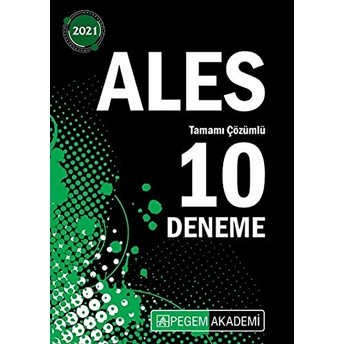 Pegem Akademi Yayıncılık 2023 Ales Tamamı Çözümlü 10 Deneme