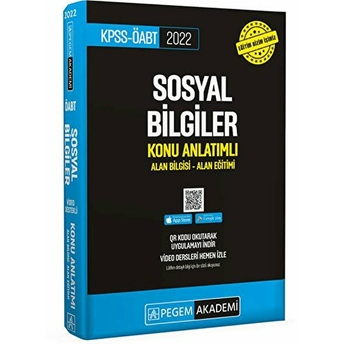 Pegem Akademi Yayınları 2022 Kpss Öabt Sosyal Bilgiler Konu Anlatımlı