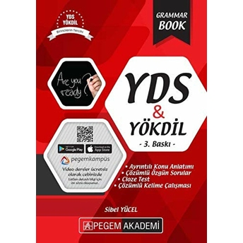 Pegem Akademi Yds - Yökdil Grammar Book(Yeni) Sibel Yüce