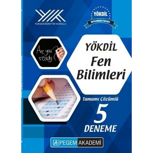 Pegem Akademi Yökdil Fen Bilimleri Tamamı Çözümlü 5 Deneme