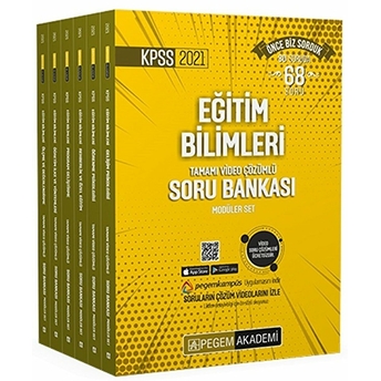 Pegem Kpss 2021 Eğitim Bilimleri Soru Bankası Modüler Set 6 Kitap (Iadesiz)