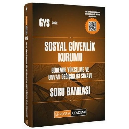 Pegem Sosyal Güvenlik Kurumu Görevde Yükselme Ve Unvan Değişikliği Sınavları Soru Bankası (Iadesiz)