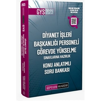 Pegem Yayınları 2023 Gys Diyanet Işleri Başkanlığı Personeli Sınavlarına Hazırlık Konu Anlatımlı Soru Bankası Komisyon