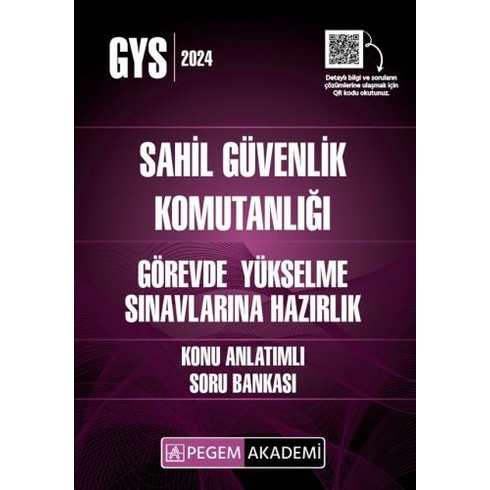 Pegem Yayınları 2024 Gys Sahil Güvenlik Komutanlığı Görevde Yükselme Konu Anlatımlı Soru Bankası Komisyon