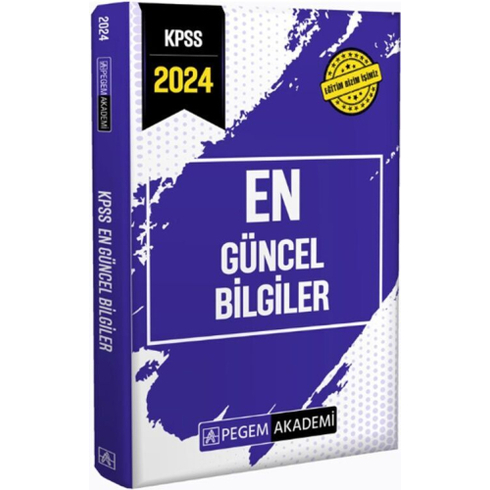 Pegem Yayınları 2024 Kpss En Güncel Bilgiler Komisyon