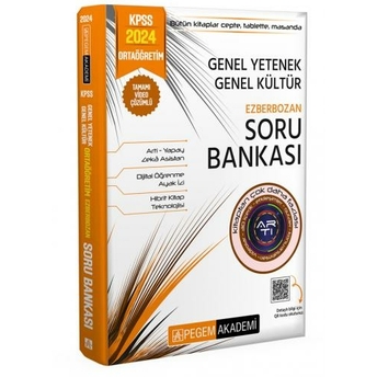 Pegem Yayınları 2024 Kpss Genel Yetenek Genel Kültür Ortaöğretim Ezberbozan Soru Bankası Komisyon