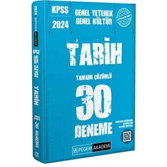 Pegem Yayınları 2024 Kpss Tarih Tamamı Çözümlü 30 Deneme Komisyon