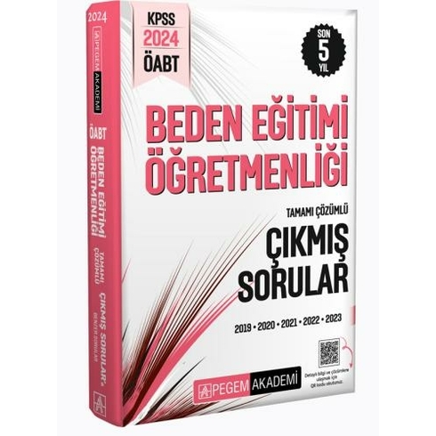 Pegem Yayınları 2024 Öabt Beden Eğitimi Öğretmenliği Tamamı Çözümlü Çıkmış Sorular Komisyon