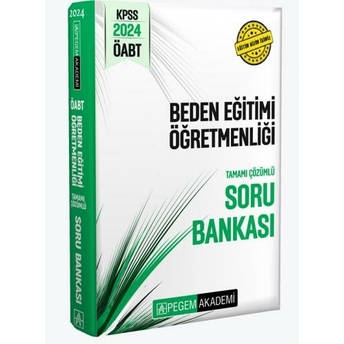 ​Pegem Yayınları 2024 Öabt Beden Eğitimi Öğretmenliği Tamamı Çözümlü Soru Bankası Komisyon