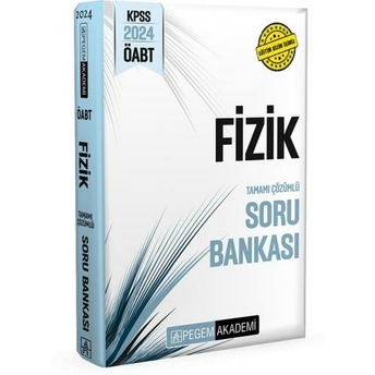 Pegem Yayınları 2024 Öabt Fizik Öğretmenliği Tamamı Çözümlü Soru Bankası Komisyon