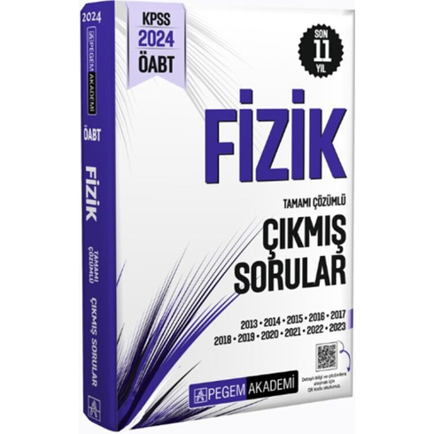 Pegem Yayınları 2024 Öabt Fizik Tamamı Çözümlü Çıkmış Sorular Komisyon