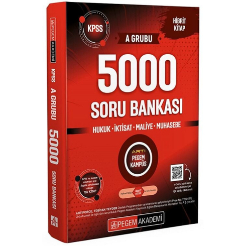 ​Pegem Yayınları 2025 Kpss A Grubu 5000 Soru Bankası Komisyon