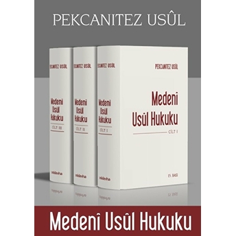 Pekcanıtez Usül-Medeni Usül Hukuku-3 Cilt Takım Muhammet Özekes