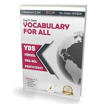 Pelikan Easy To Learn Vocabulary For All Yds Yökdil Yks-Dil Proficiency - Muammer Çam