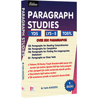 Pelikan Paragraph Studıes Yds - Lys - 5 - Toefl M. Fatih Adıgüzel