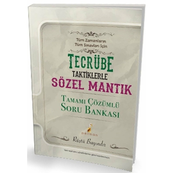 Pelikan Sözel Mantık Tamamı Çözümlü Soru Bankası Hatice Cabir