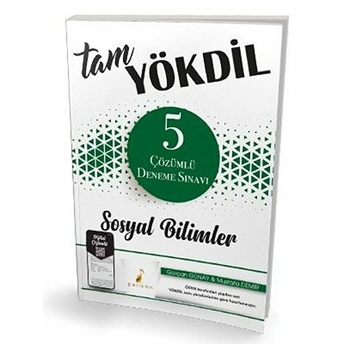 Pelikan Tam Yökdil Sosyal Bilimler Dijital Çözümlü 5 Deneme Sınavı Gürcan Günay, Mustafa Demir