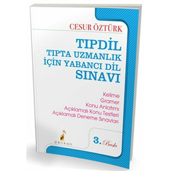 Pelikan Tıpdil Tıpta Uzmanlık Için Yabancı Dil Sınavı Cesur Öztürk