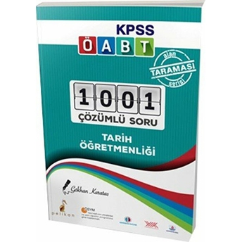 Pelikan Yayınları Kpss Öabt Tarih Öğretmenliği Alan Taraması Serisi 1001 Çözümlü Soru