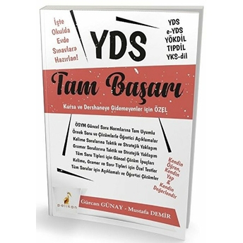 Pelikan Yds Tam Başarı Kursa Ve Dershaneye Gidemeyenler Için Özel Gürcan Günay, Mustafa Demir