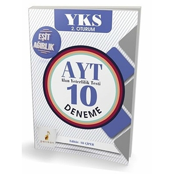 Pelikan Yks-Ayt 10 Deneme Eşit Ağırlık Ali Çiper