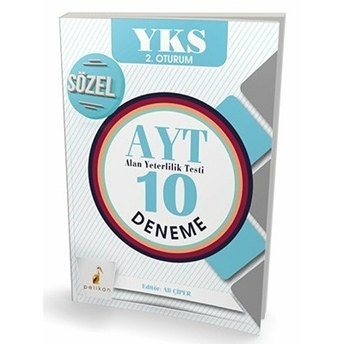 Pelikan Yks-Ayt 10 Deneme Sözel Ali Çiper