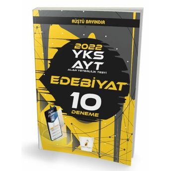 Pelikan Yks Ayt Edebiyat Dijital Çözümlü 10 Deneme Sınavı Rüştü Bayındır