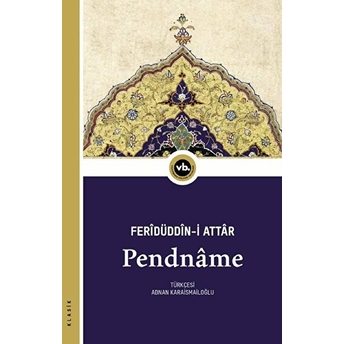 Pendname Feriddüddin-I Attar