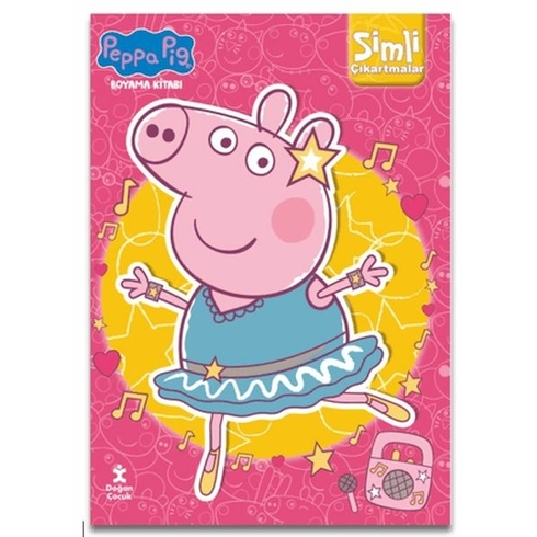 Peppa Pig Simli Çıkartmalı Boyama Kolektif