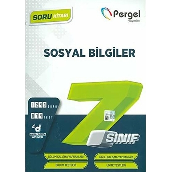 Pergel 7. Sınıf Sosyal Bilgiler Soru Kitabı (Yeni) Kolektıf