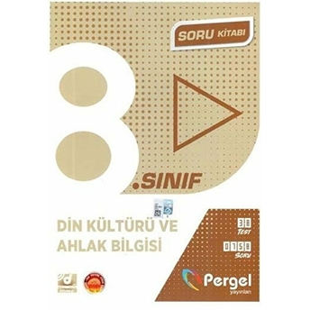 Pergel Yayınları 8. Sınıf Din Kültürü Ve Ahlak Bilgisi Soru Kitabı