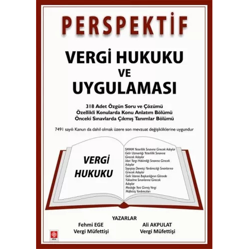 Perspektif Vergi Hukuku Ve Uygulaması Fehmi Ege